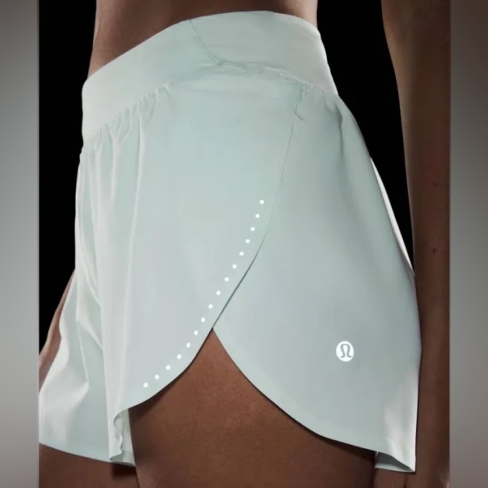 Lululemon Fast and Free Shorts Mint Green